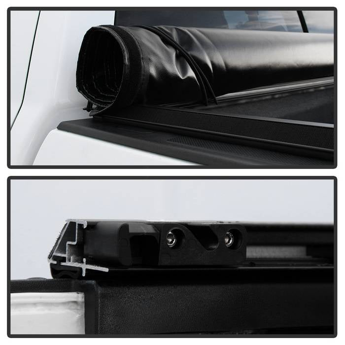 SPYDER xTune 01-05 Ford Explorer Sport Trac 49in. Roll-Up Style Tonneau Cover - Black (TC-RU-FEXP01-49) 9043482