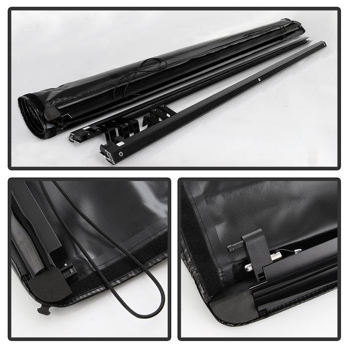SPYDER xTune 04-14 Ford F150 66in. Bed (No Flareside) Roll-Up Tonneau Cover Black (TC-RU-FF15004-66) 9043475