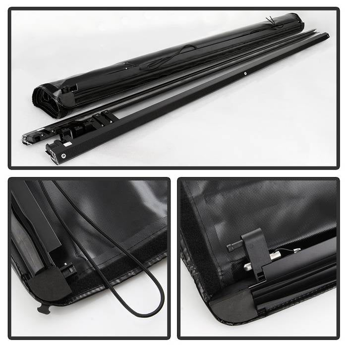 SPYDER xTune 04-14 Ford F150 78in. SB (No Flareside) Roll-Up Tonneau Cover Black (TC-RU-FF15004-78) 9043512