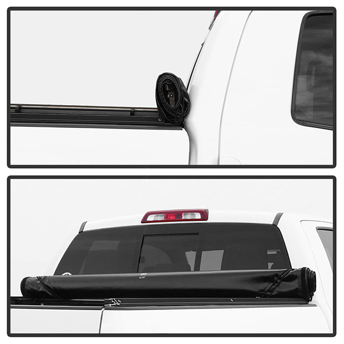 Xtune 20-21 Jeep Gladiator 60 Inches Hard Roll Up Style Tonneau Cover - Black 9049057