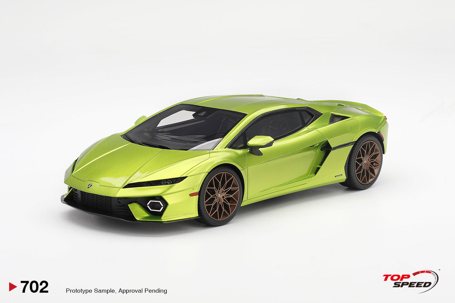 Topspeed Lamborghini Temerario Verde Citrea (Citrus Green) 1:18