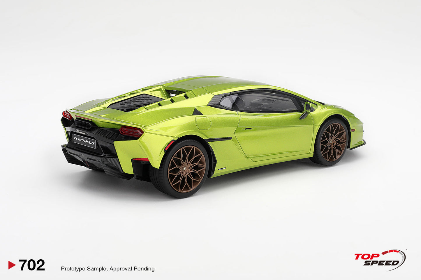 Topspeed Lamborghini Temerario Verde Citrea (Citrus Green) 1:18