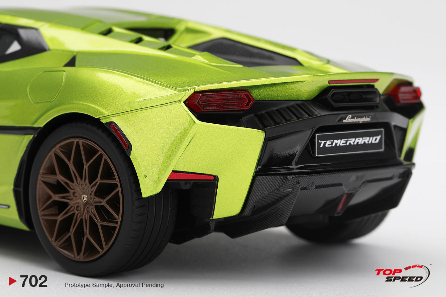 Topspeed Lamborghini Temerario Verde Citrea (Citrus Green) 1:18
