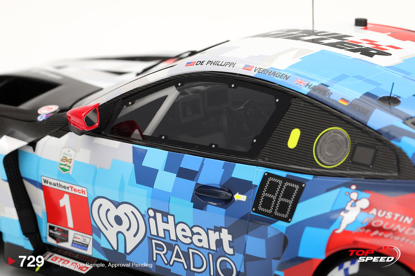 Topspeed BMW M4 GT3 #1 Paul Miller Racing IMSA 2026 IMSA Daytona 24hrs 1:18