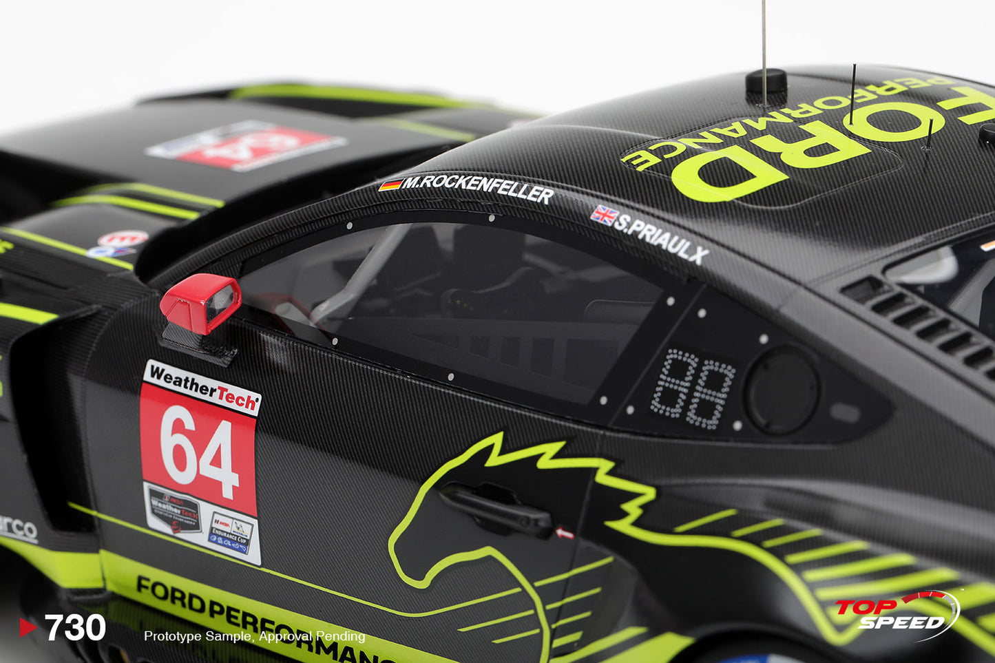 Topspeed Ford Mustang GT3 #64 Ford Multimatic 2nd 2026 IMSA Michelin GT Challenge at VIR 1:18