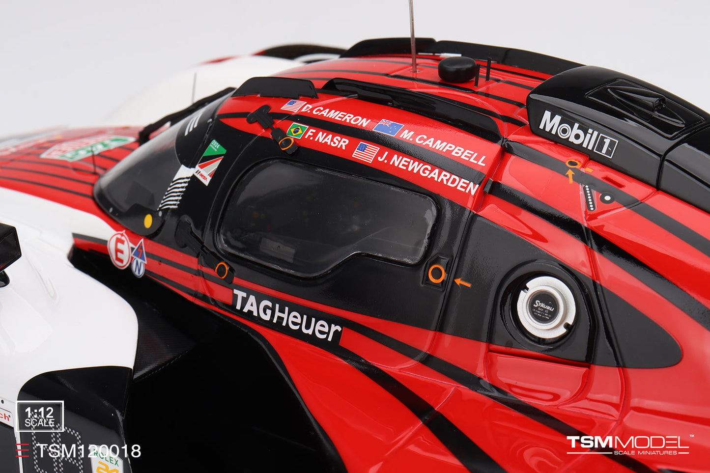 Topspeed Porsche 963 #7 Penske Motorsport IMSA 2024 Daytona 24Hrs Winner Red 1:12