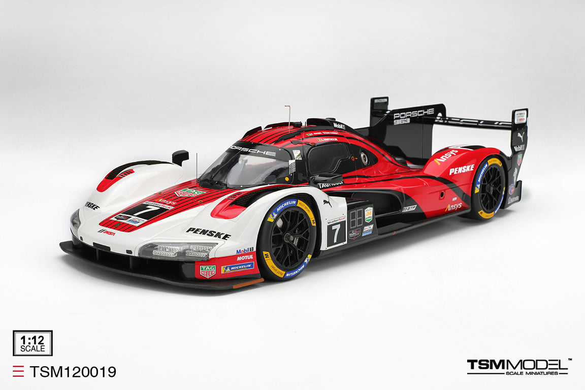 Topspeed Porsche 963 #7 Penske Motorsport IMSA 2025 Daytona 24Hrs Winner Red 1:12