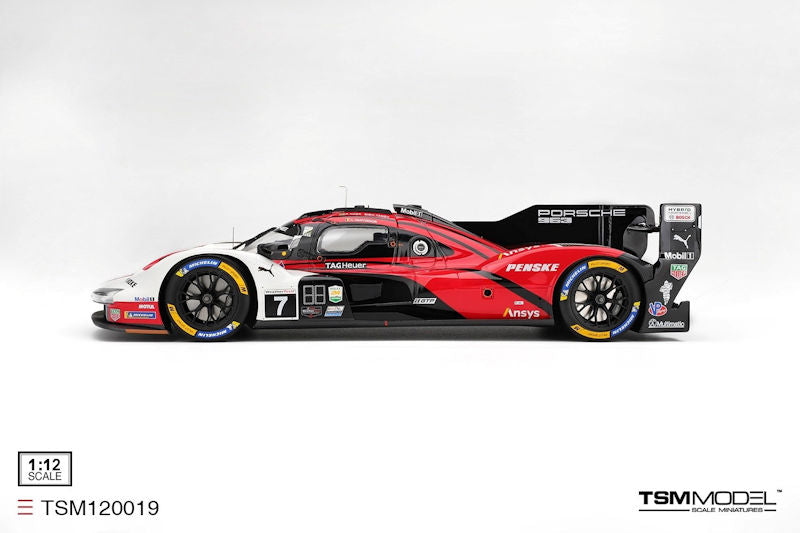 Topspeed Porsche 963 #7 Penske Motorsport IMSA 2025 Daytona 24Hrs Winner Red 1:12