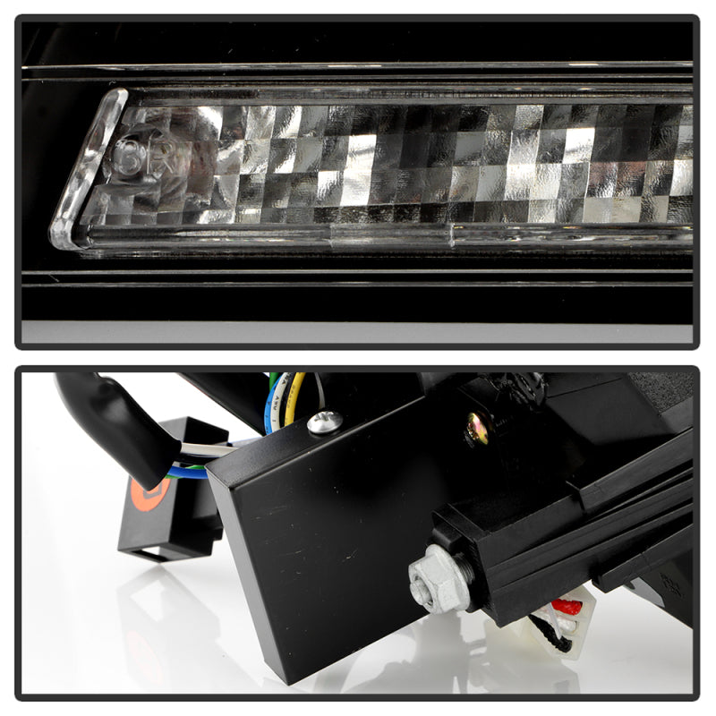 SPYDER 03-08 Audi A3 Full LED Tail Lights - Black (ALT-YD-AA303-LED-BK) 5089076