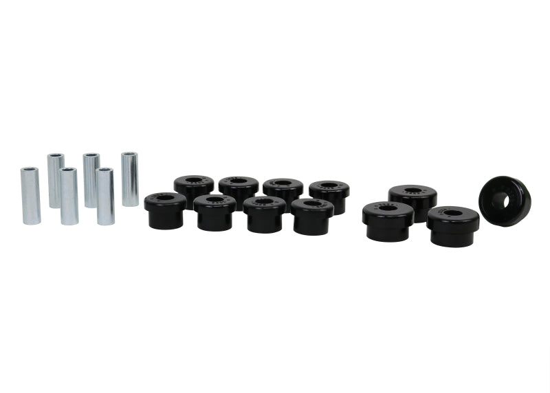 Whiteline Plus 88-00 Honda Civic / 88-9/95 CRX Rear Control Arm - Lower Inner & Outer Bushing Kit W62005