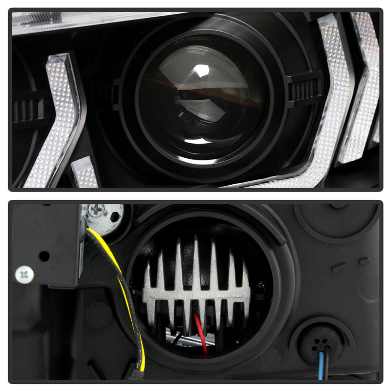 Spyder Honda Civic 16-18 2DR/4DR/Hatchback Headlight Black PRO-YD-HC16PL-SEQ-BK 5087539