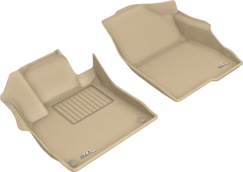 3D MAXpider 2018-2020 Honda Accord Kagu 1st Row Floormat - Tan L1HD09811502