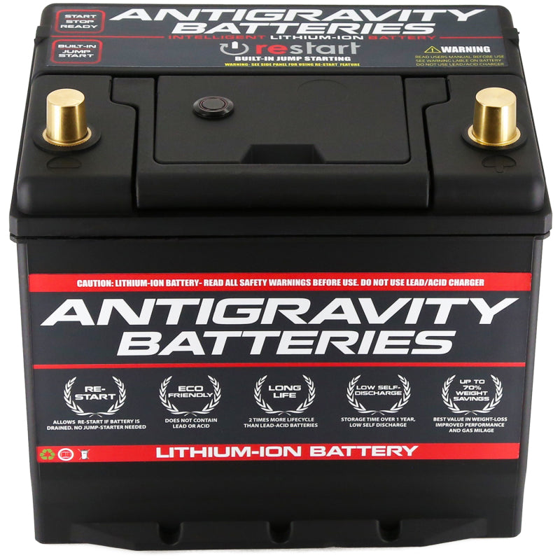 Antigravity Batteries Antigravity Group 27 Lithium Car Battery w/Re-Start AG-27R-40-RS