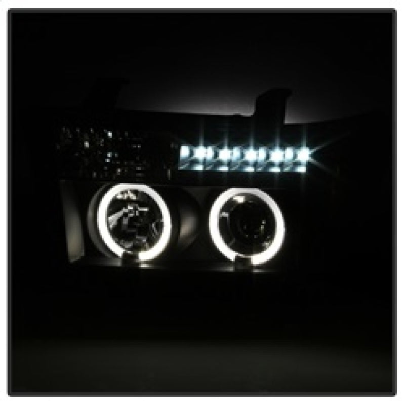 Spyder Toyota Tundra 07-133 Projector Headlights LED Halo LED Blk PRO-YD-TTU07-HL-BK 5012029