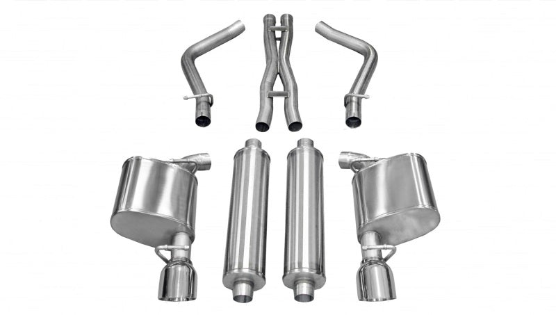 Corsa Performance 11-13 Chrysler 300 R/T 5.7L V8 Polished Xtreme Cat-Back Exhaust