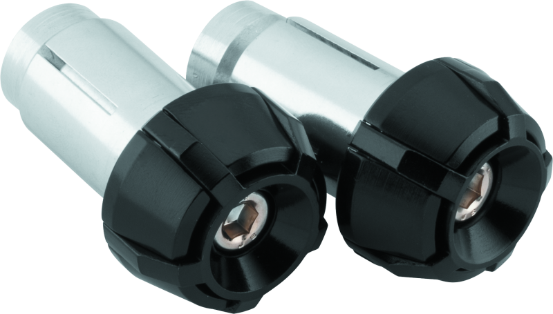 BikeMaster Anti-Vibration Bar Ends - Black/Black 152150