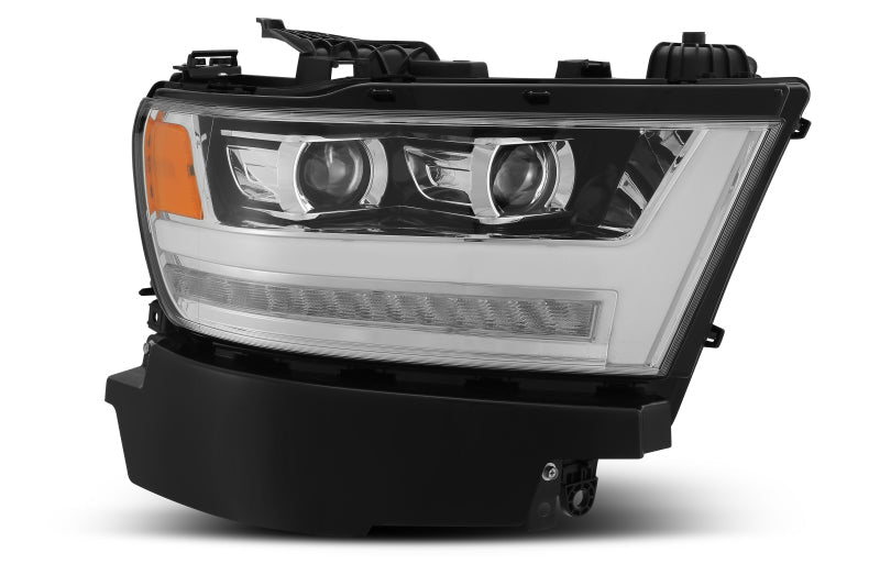 AlphaRex 19-20 Ram 1500HD PRO-Series Proj Headlight Plnk Styl Chrm w/Activ Light/Seq Signal/Plnk DRL 880514 *Discontinued