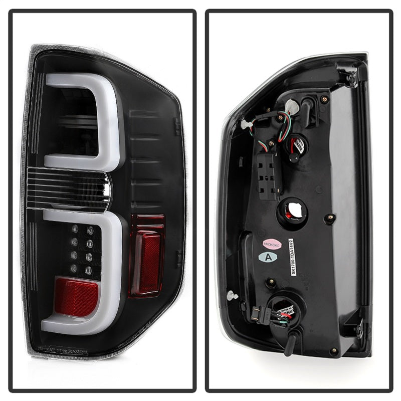 Spyder Toyota Tundra 2014-2016 Light Bar LED Tail Lights All Black ALT-YD-TTU14-LED-BKV2 5085962