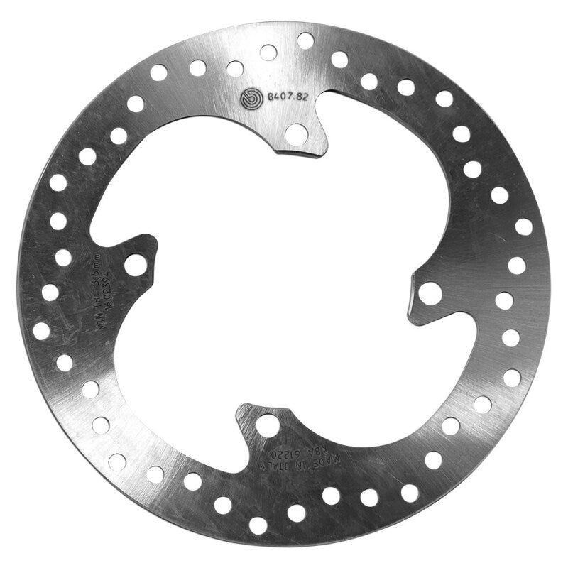 Brembo OE 06-08 Kawasaki KX 125cc 240x4mm Brake Disc - Rear Fixed 68B40782