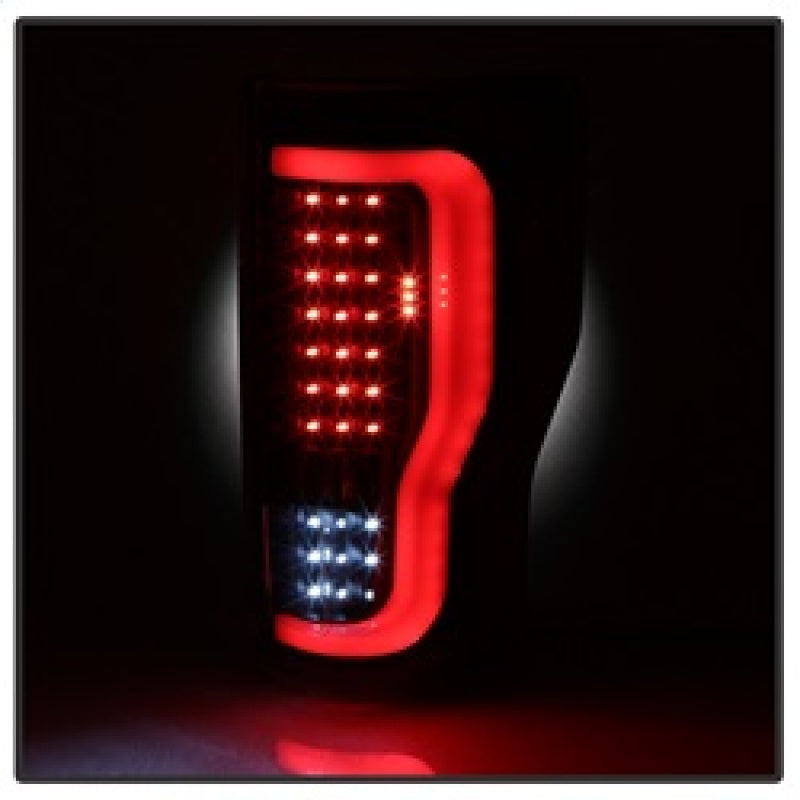SPYDER xTune 17-18 Ford F-250 Super Duty (Excl LED Models) LED Tail Lights-Blk Smk (ALT-ON-FS17-LBLED-BSM) 9041617
