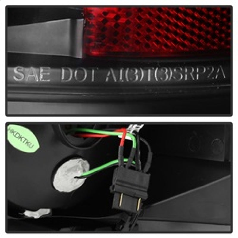 Spyder Toyota Tundra 07-13 LED Tail lights Black ALT-YD-TTU07-LED-BK 5029584