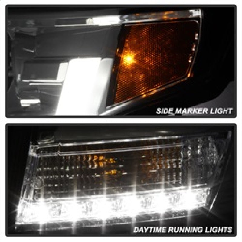 Spyder Chevy Tahoe / Suburban 2015 -2016 Projector Headlights - DRL LED - Chrome PRO-YD-CTA15-DRL-C 5082534