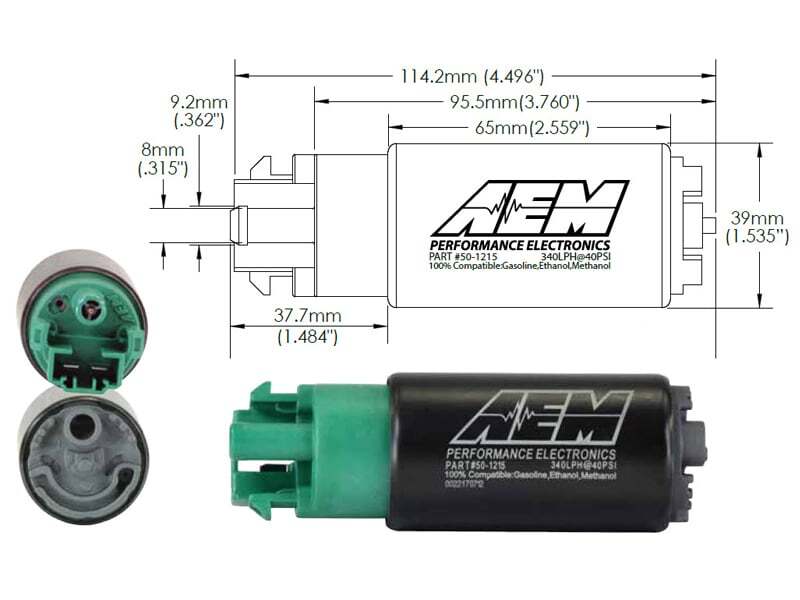 AEM Electronics E-85 Compatible High Flow In-Tank Fuel Pump