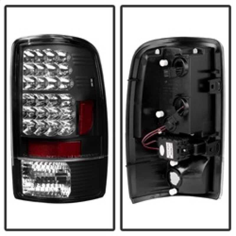Spyder Chevy Suburban/Tahoe 1500/2500 00-06/GMC Yukon LED Tail Lights Black ALT-YD-CD00-LED-BK 5001528