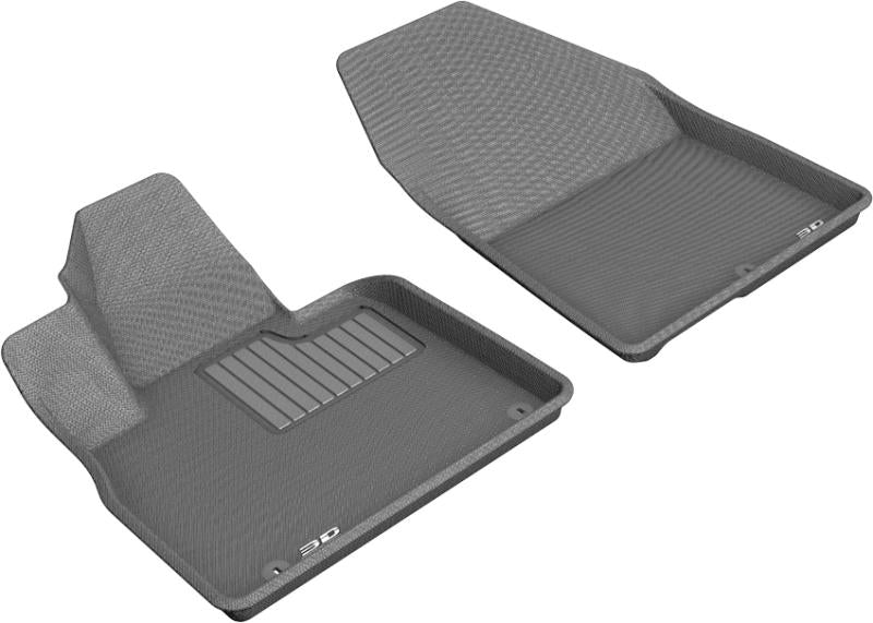 3D MAXpider 2019-2020 Hyundai Santa Fe Kagu 1st Row Floormat - Gray L1HY09311501