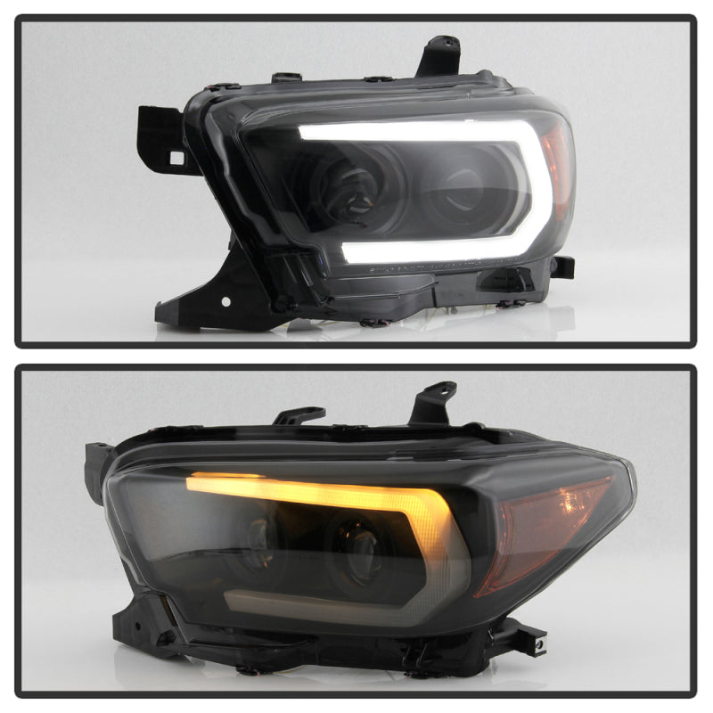 Spyder Toyota Tacoma 16-18 (TRD Model Only) Projector Headlights Black Smoke PRO-YD-TT16V1-SEQ-BSM 5087553