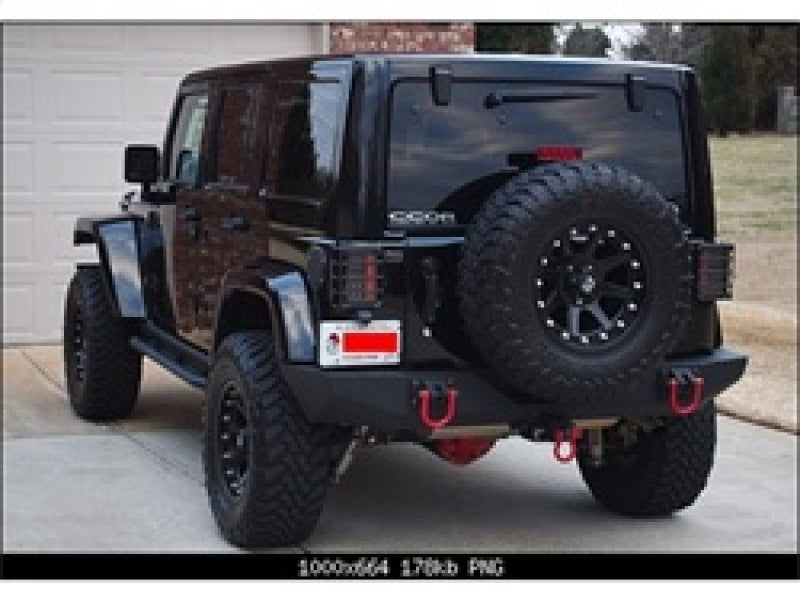 Spyder Jeep Wrangler 07-15 LED Tail Lights Smoke ALT-YD-JWA07-LED-SM 5070418