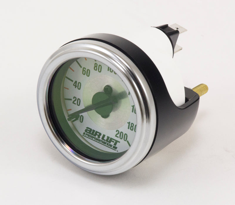 AIRLIFT Single Needle Gauge- 200 PSI
