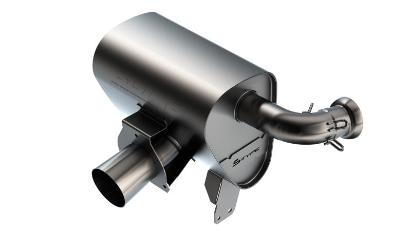 Borla 15-22 Can-Am Maverick X3 900cc Triple Turbo Manifold-Back Exhaust S-Type Muffler -Black Coated 12677CB