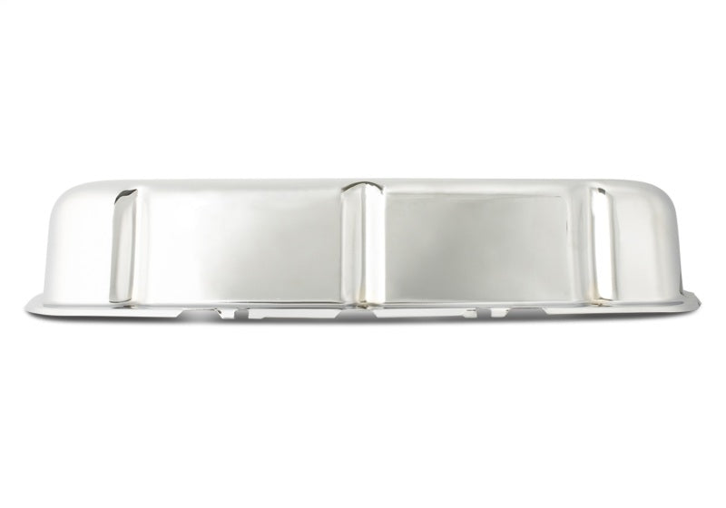 Ford Chrome Steel Valve Cover Set w/Ford Racing Logo FRD302-070