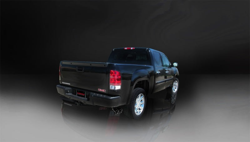 Corsa 02-07 GMC Sierra Reg. Cab/Short Bed 1500 4.8L V8 Black Sport Cat-Back Exhaust 14261BLK