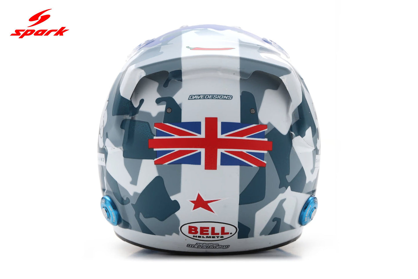 Spark-Model Williams Racing F1 Team Carlos Sainz Helmet British GP 2025 1:5