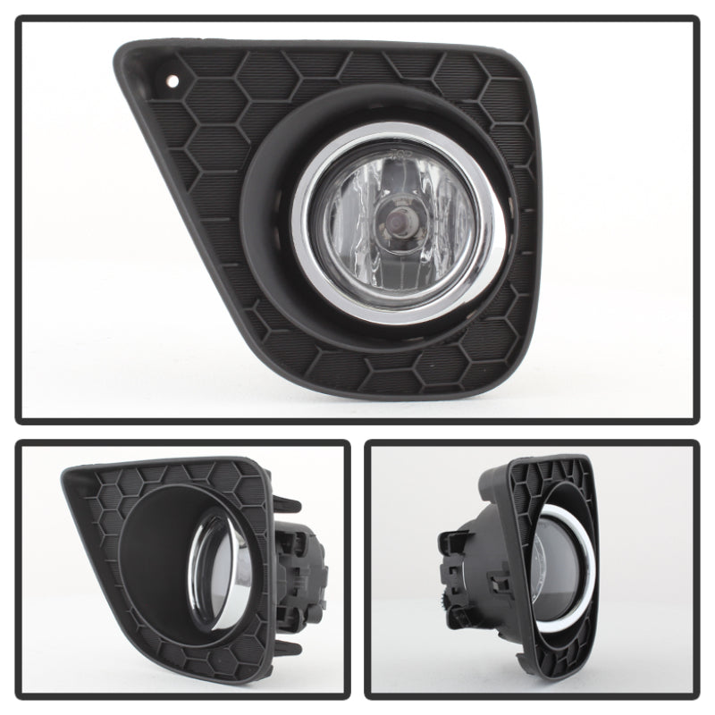 Spyder Honda Accord 2013-2015 2Dr OEM Fog Lights W/Switch- Clear FL-HA2013-2D-C 5079855