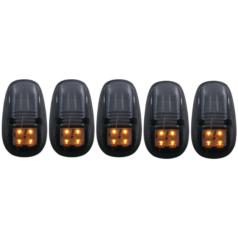 Anzo 1999-2002 Dodge Ram 3500 LED Cab Roof Light Kit Smoke 5pc
