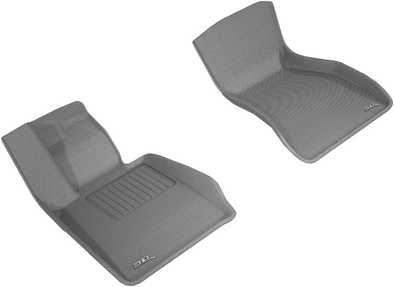 3D MAXpider 2017-2020 BMW 5 Series G30/G31 Kagu 1st Row Floormat - Gray L1BM08411501