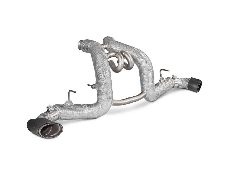 Akrapovic 16-17 McLaren 540C 570S Slip-On Line (Titanium) w/ Carbon Tips S-MC/TI/3