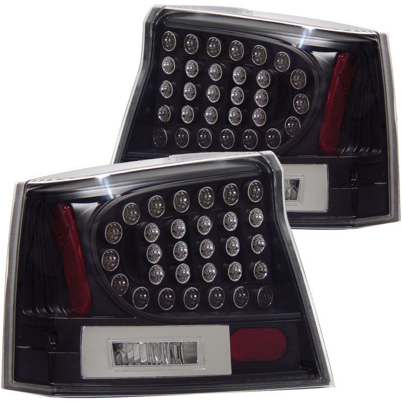 Anzo 2006-2008 Dodge Charger LED Taillights Black