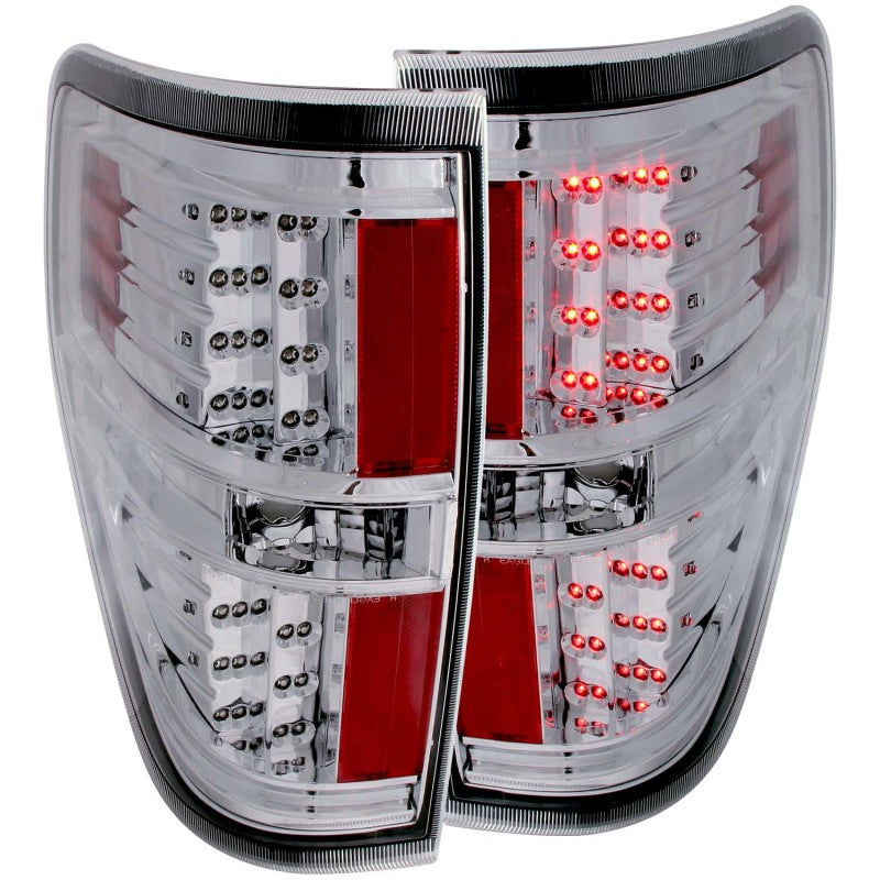 Anzo 2009-2014 Ford F-150 LED Taillights Chrome
