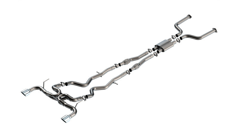Borla 16-24 Infinity Q50 (Auto V6) ATAK Cat Back - 4.5in Chrome Tip 140978