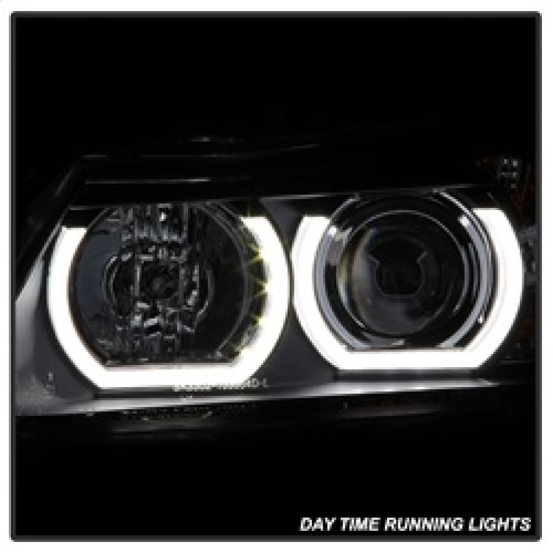Spyder BMW E90 3-Series 06-08 4DR V2 Headlights - HID Only - Black PRO-YD-BMWE9005V2-HID-DRL-BK 5083852
