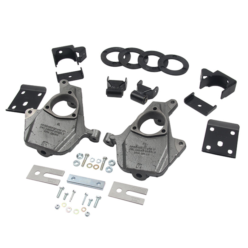 Belltech LOWERING KIT 16.5-17 Chevy Silverado Crew Cab 2WD 3-4F / 7R 1016