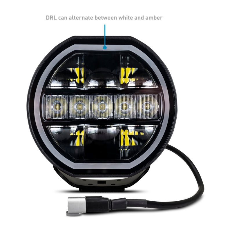 Borne Off-Road Light (Kit of 2) 7in Round BNLT-RD7-2
