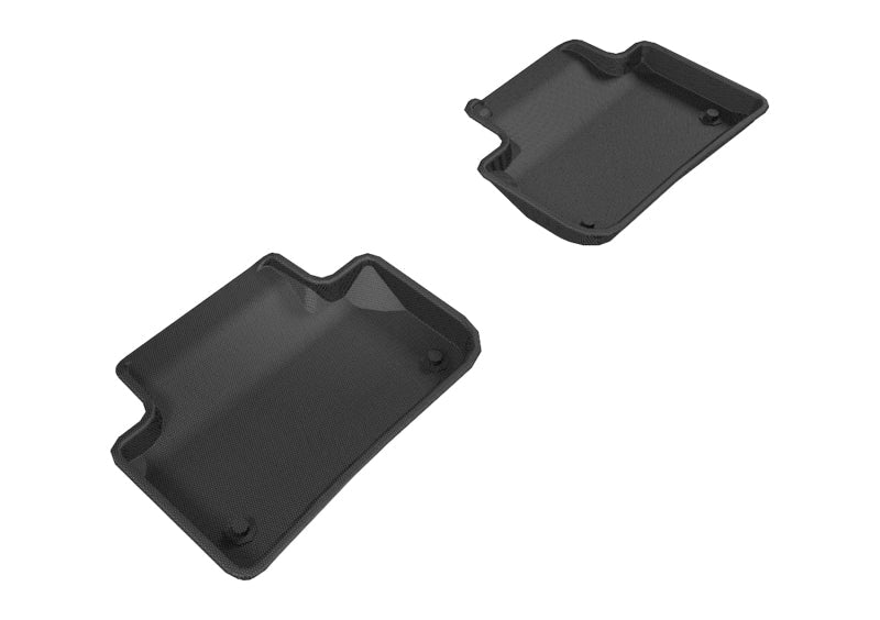 3D MAXpider 2018-2020 Audi Q5 Kagu 2nd Row Floormats - Black L1AD04721509