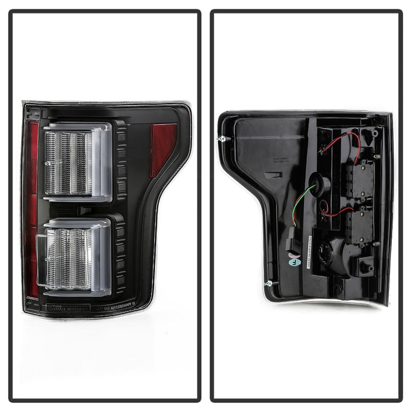 Spyder Ford F150 15-17 Light Bar LED Tail Lights (Not Compatible w/ Rear Blind Spot) - Black 5085948