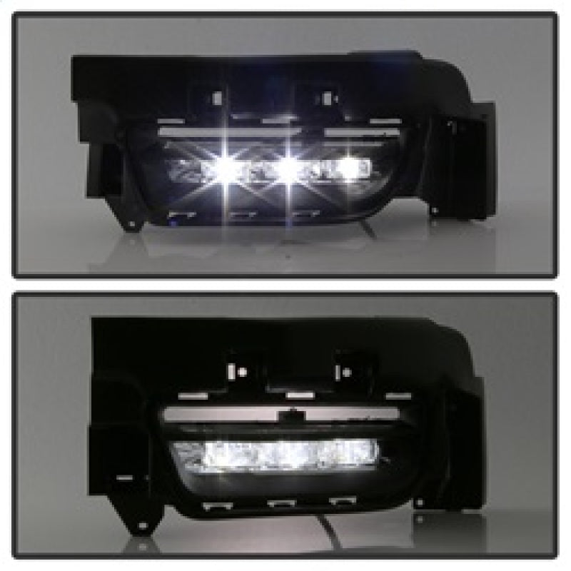 Spyder Dodge Charger 2015-2016 OEM LED Fog Lights W/Universal Switch- Clear FL-DCH2015-LED-C 5082985