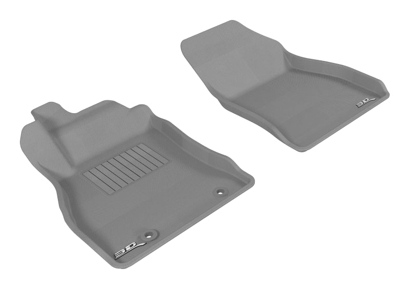 3D MAXpider 2011-2018 Nissan Juke Kagu 1st Row Floormat - Gray L1NS06411501